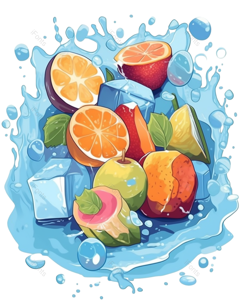 清新图片,水果元素,苹果PNG,白色背景免抠素材